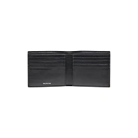 signature square folded wallet bb monogram coated canvas