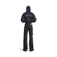fitted low-waist pants