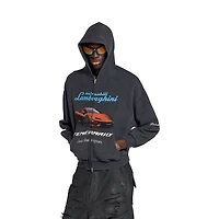 balenciaga i automobili lamborghini zip-up hoodie small fit