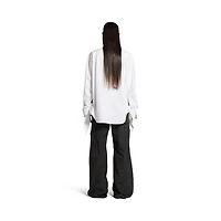 knotted cuff blouse