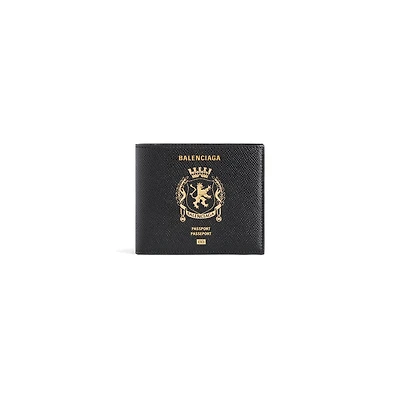 passport square folded wallet