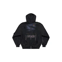 paris moon outerwear zip-up hoodie oversized