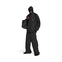 hooded zip-up jacket
