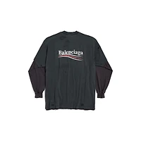 political campaign long sleeve layered t-shirt
