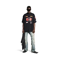 sponsor logos t-shirt oversized