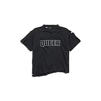 queer typo boxy t-shirt