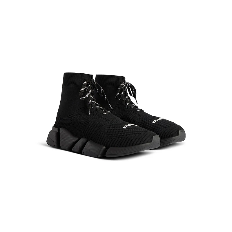 speed 2.0 lace-up recycled knit sneaker