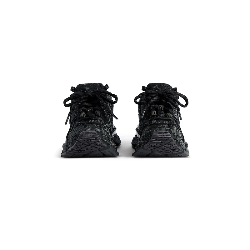 runner sneaker with rhinestones