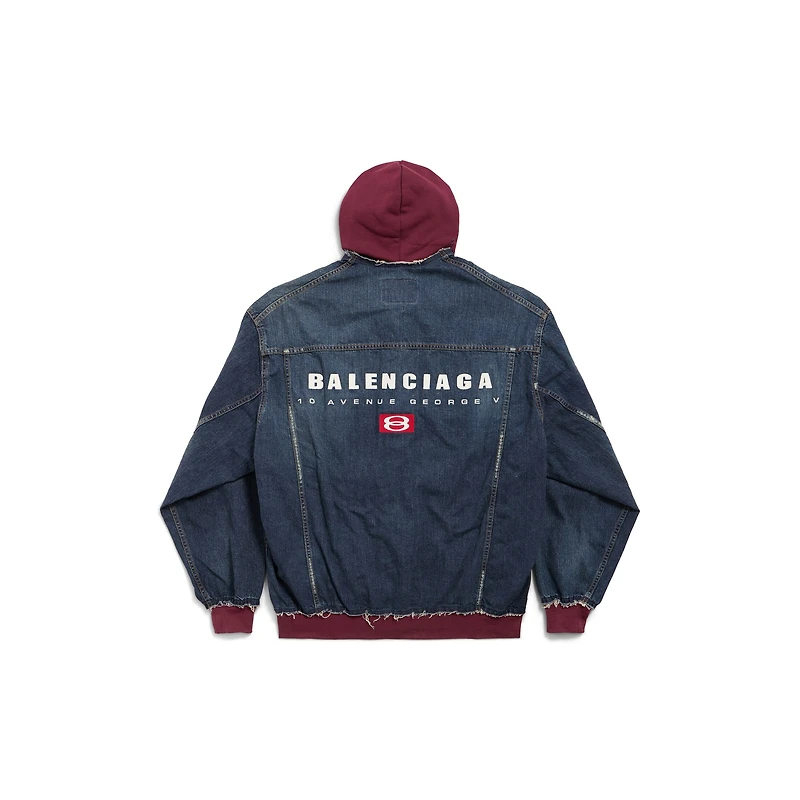 patched denim jacket