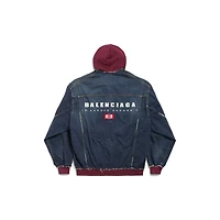 patched denim jacket