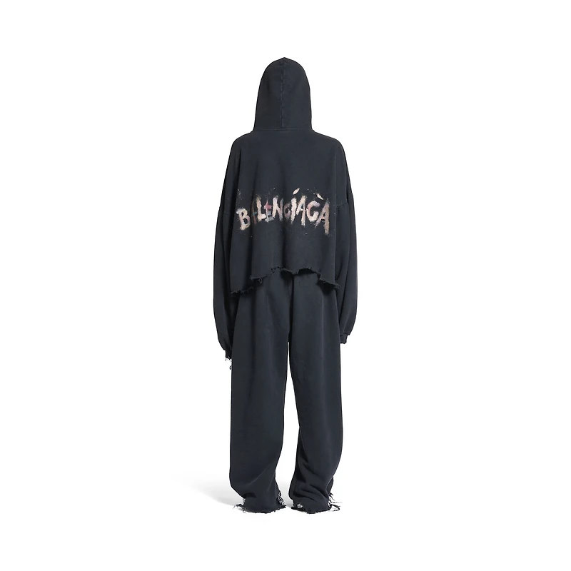 balenciaga nail polish cropped sweatpants
