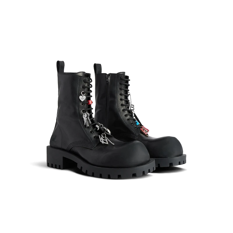 hummer lace-up bootie