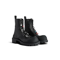 hummer lace-up bootie