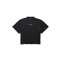 balenciaga back cropped t-shirt
