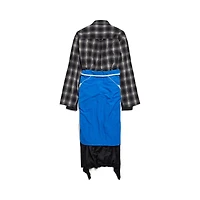 patched layered dress