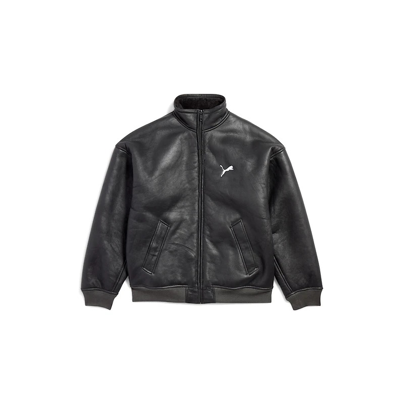 balenciaga i puma leather jacket