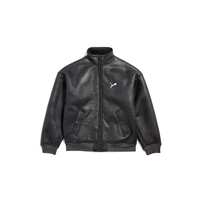 balenciaga i puma leather jacket