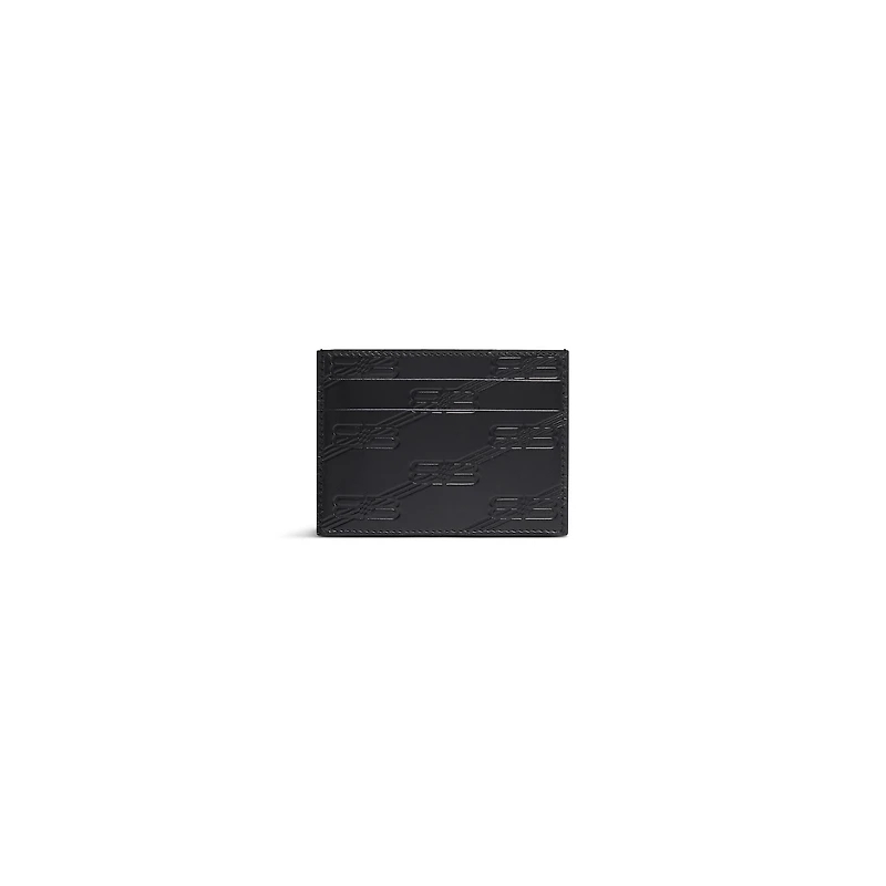 embossed monogram card case box