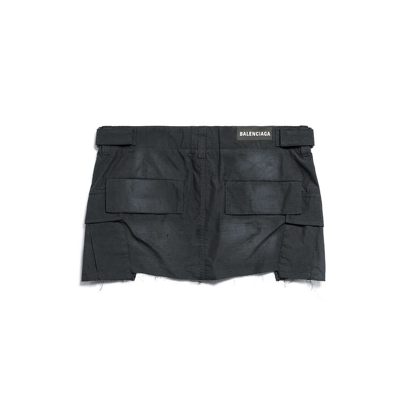 cargo mini skirt