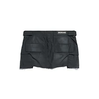 cargo mini skirt