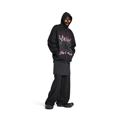 city of angels outerwear zip-up hoodie