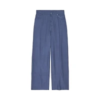 fluid denim pants