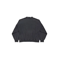 pierced round sweatshirt oversized