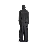 political campaign inside-out zip-up hoodie large fit