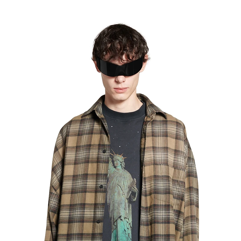 paris liberty layered shirt oversized