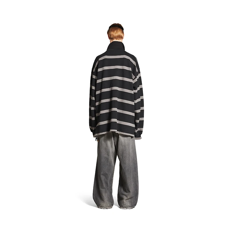 laurel classic long sleeve oversized polo