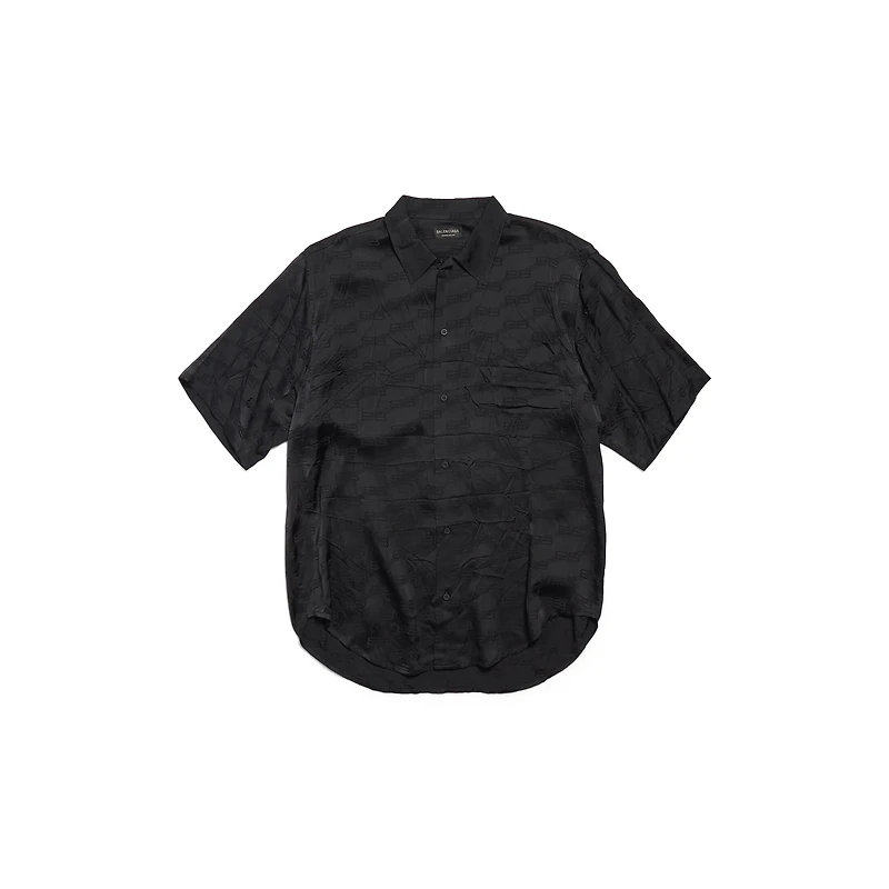 bb monogram minimal short sleeve shirt
