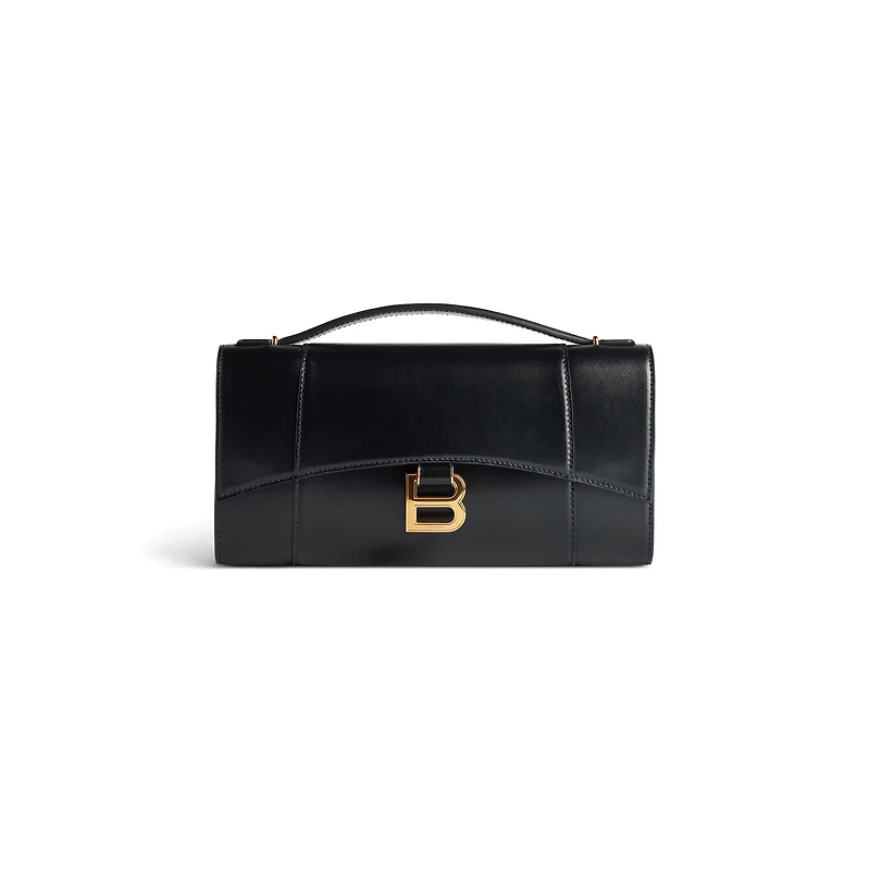 hourglass pochette with chain