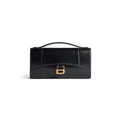 hourglass pochette with chain 
