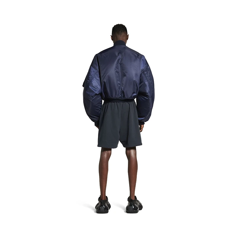 taped balenciaga back shorts