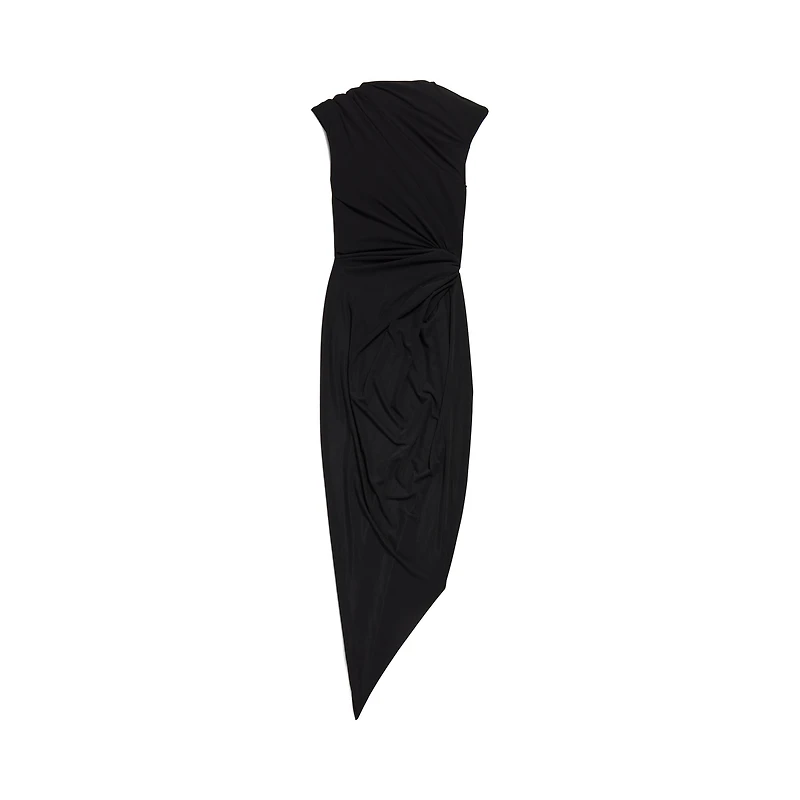 draped dress