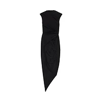 draped dress