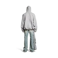 oversized zip-up hoodie
