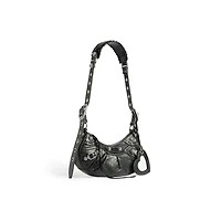 le cagole shoulder bag xs with rhinestones
