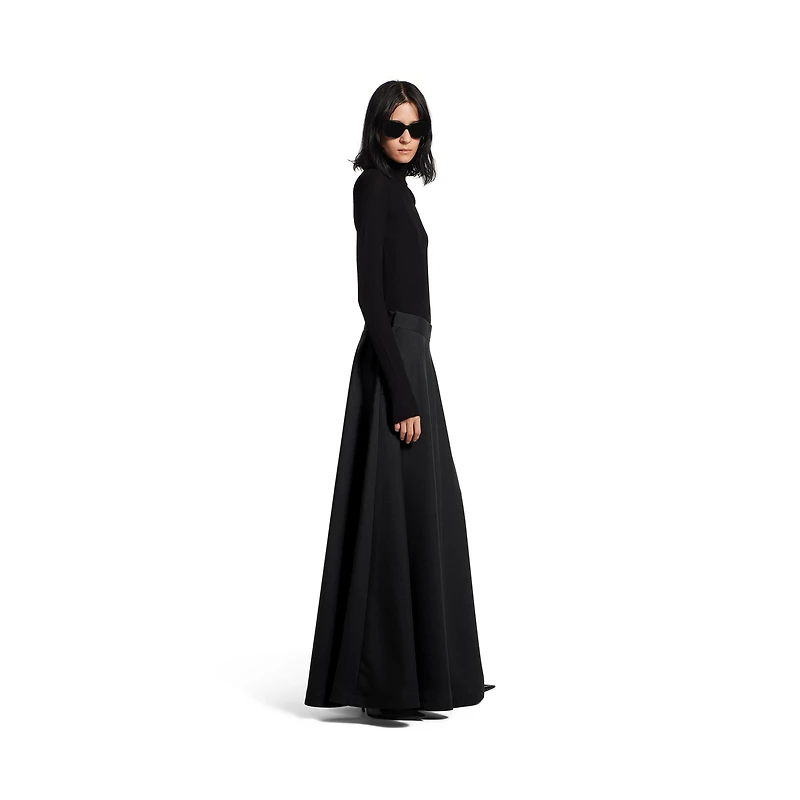 low waist maxi skirt