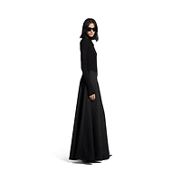 low waist maxi skirt