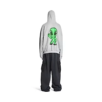 hi there large zip-up hoodie