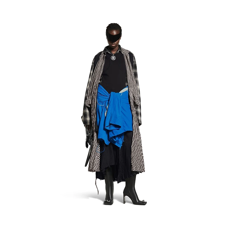 pleated dress stola