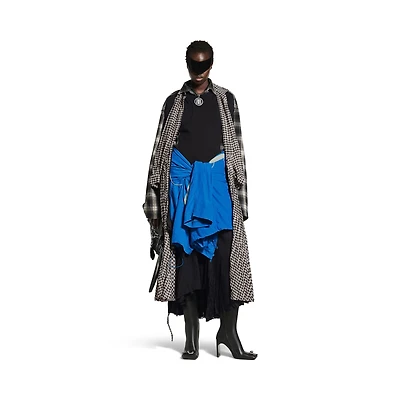 pleated dress stola 