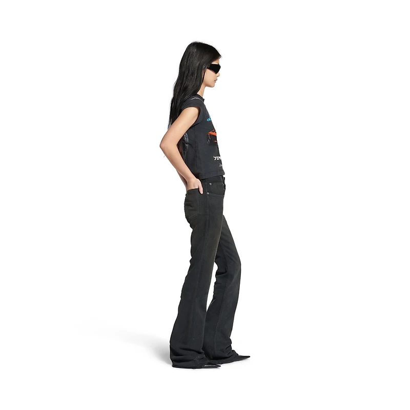 slim fit bootcut pants