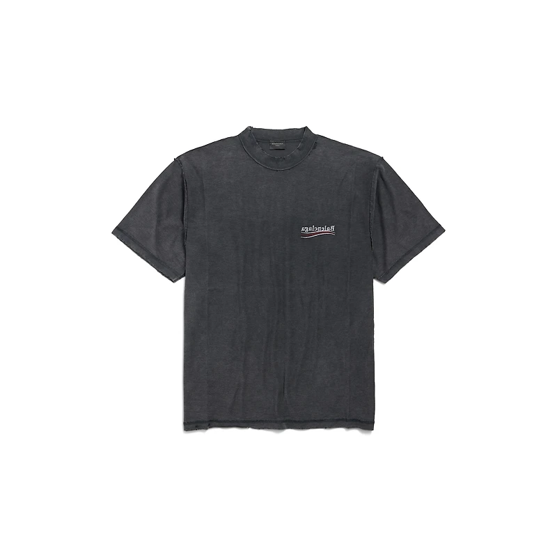 political campaign inside-out t-shirt large fit