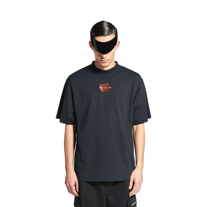 taped balenciaga back t-shirt medium fit