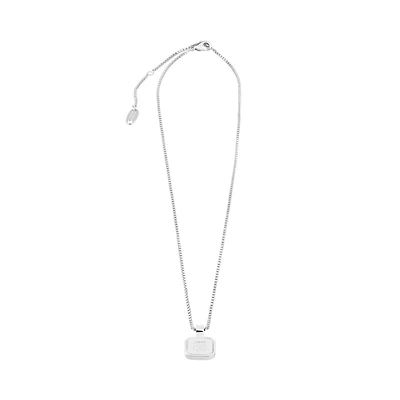 nano square long necklace