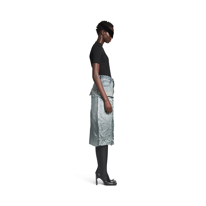 ripped-off skirt
