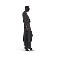 tucked-in maxi skirt