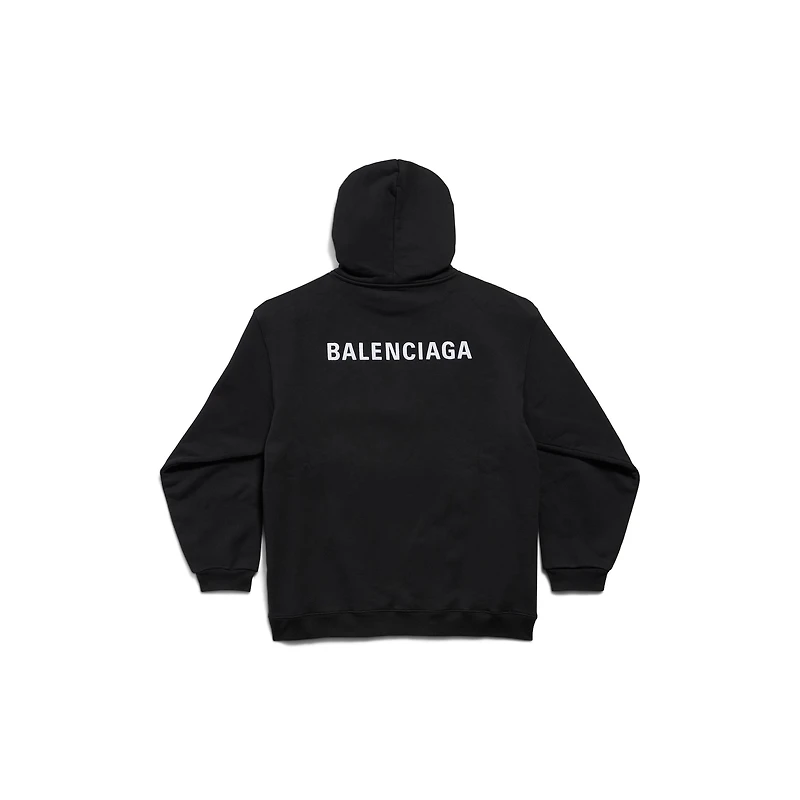 balenciaga back hoodie regular fit